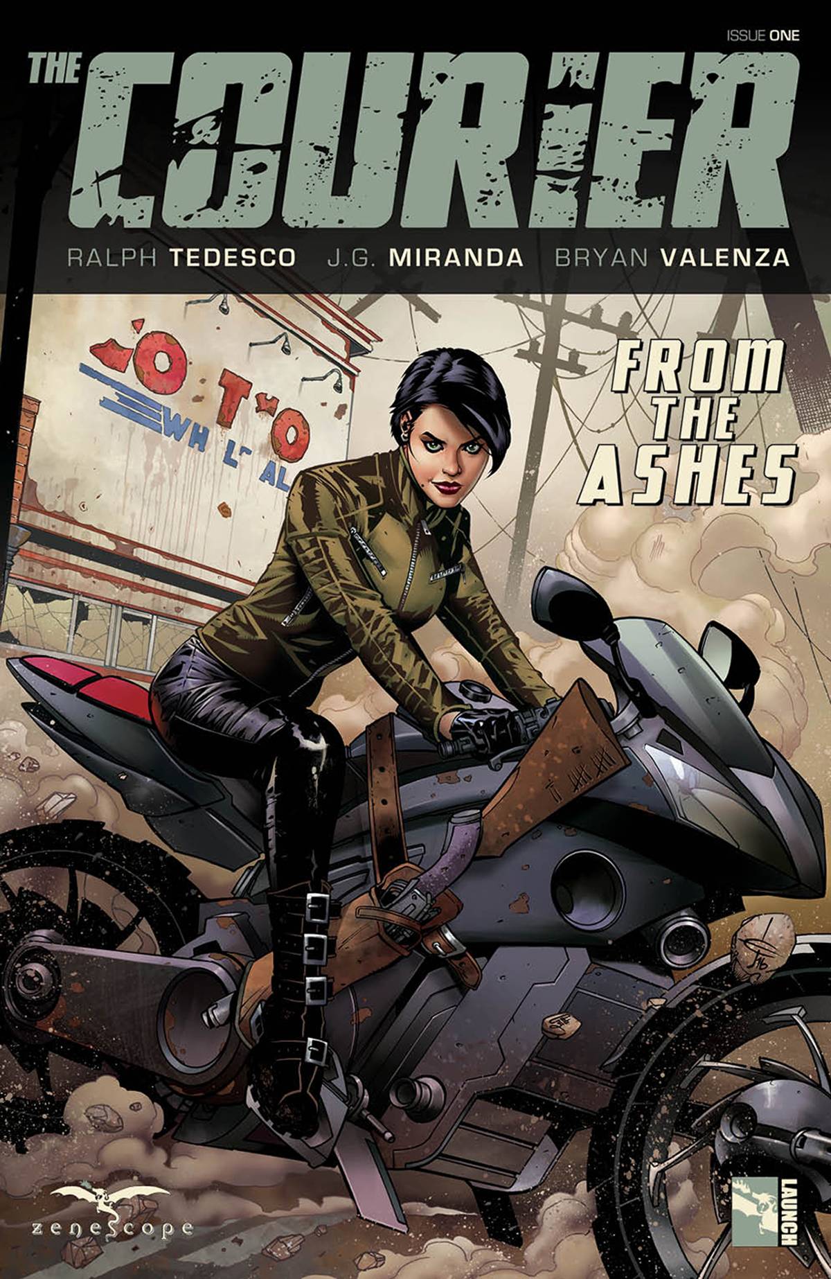 COURIER VOL 01 THROUGH THE ASHES TP