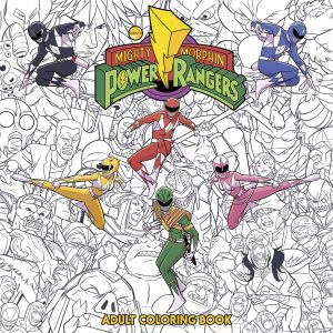 MIGHTY MORPHIN POWER RANGERS ADULT COLORING BOOK TP