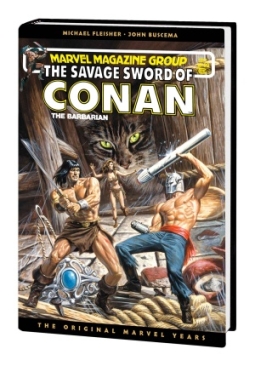 CONAN THE SAVAGE SWORD OF CONAN THE ORIGINAL MARVEL YEARS OMNIBUS VOL 07 HC DM LARKIN CVR