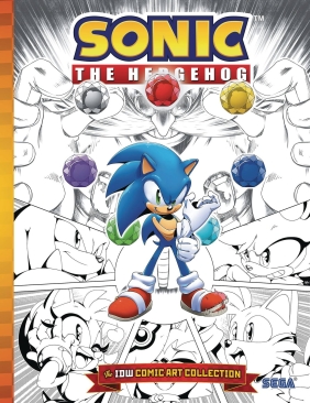 SONIC THE HEDGEHOG THE IDW COMIC ART COLLECTION VOL 01 HC
