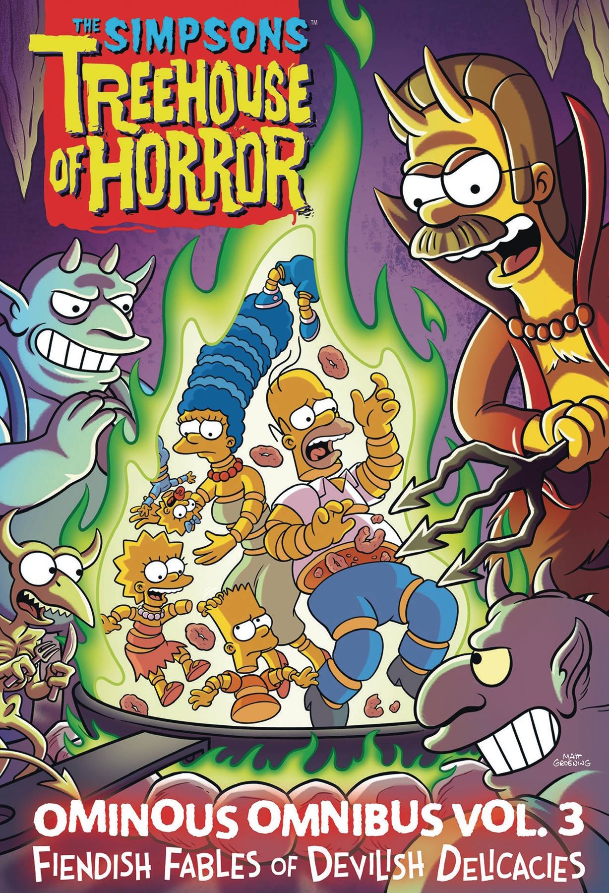 CheapGraphicNovels.com > SIMPSONS TREEHOUSE OF HORROR OMINOUS OMNIBUS ...