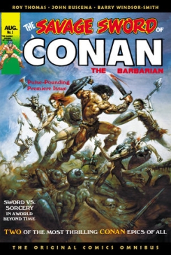 CONAN THE SAVAGE SWORD OF CONAN THE ORIGINAL COMICS OMNIBUS VOL 01 HC VALLEJO CVR (PRE-ORDER)