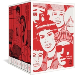 LOVE AND ROCKETS THE FIRST FIFTY THE CLASSIC ANNIVERSARY COLLECTION HC BOX SET