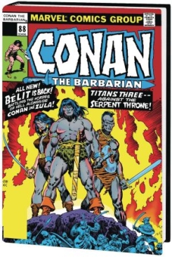 CONAN THE BARBARIAN THE ORIGINAL MARVEL YEARS OMNIBUS VOL 04 HC DM BUSCEMA CVR