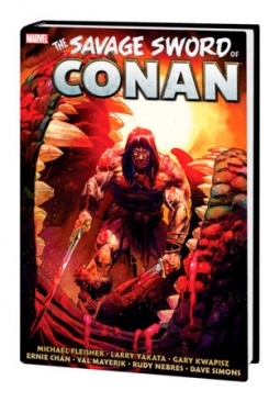 CONAN THE SAVAGE SWORD OF CONAN THE ORIGINAL MARVEL YEARS OMNIBUS VOL 08 HC KLEIN CVR