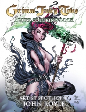 GRIMM FAIRY TALES JOHN ROYLE COLORING BOOK TP