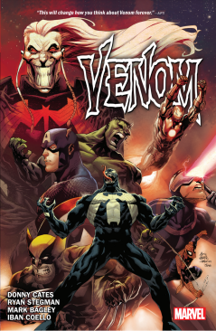 VENOMNIBUS BY CATES AND STEGMAN HC KING IN BLACK CVR